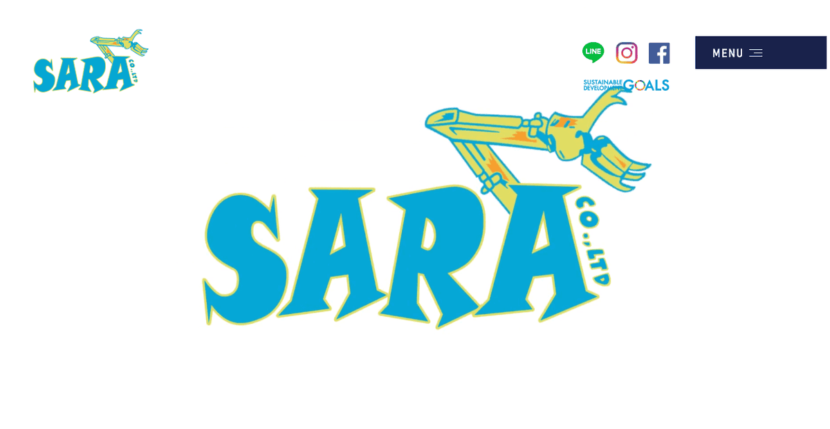 株式会社サラコーポレーションの公式サイトスクリーンショット