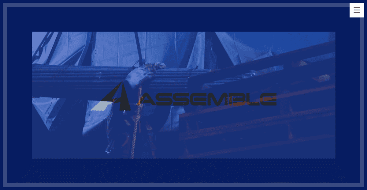 株式会社ASSEMBLEの公式サイトスクリーンショット