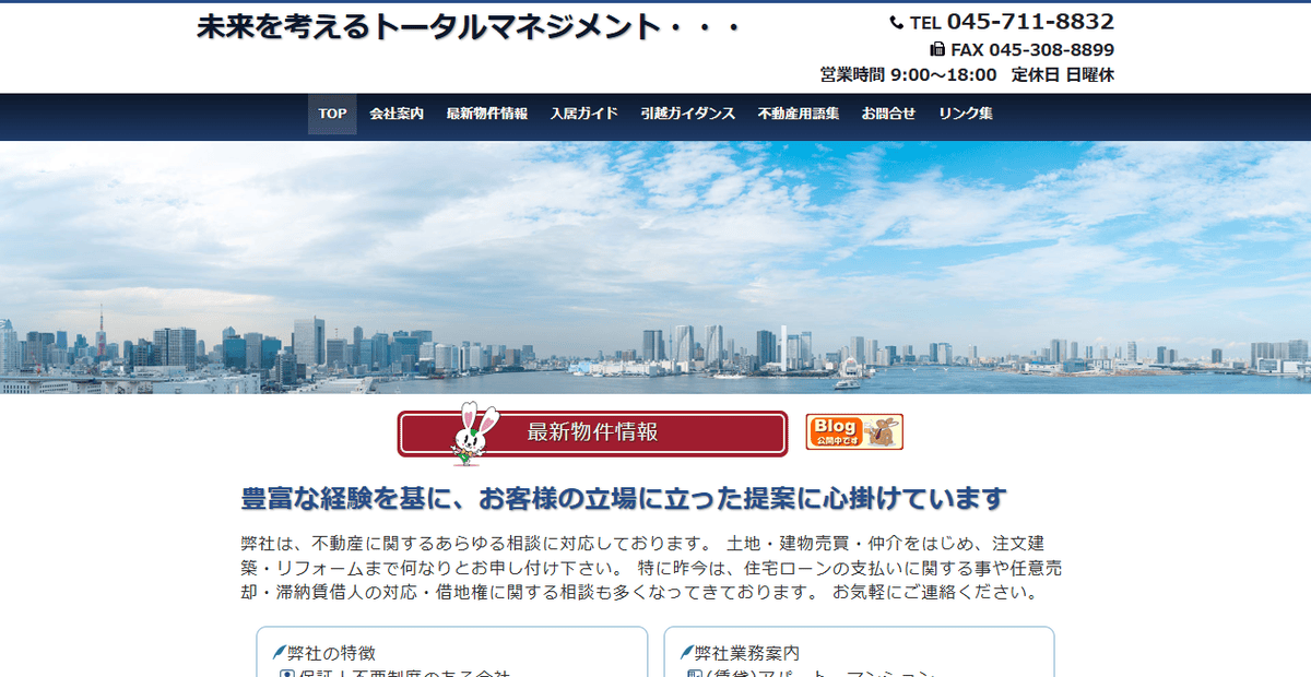 有限会社平安総合コンサルタントの公式サイトスクリーンショット