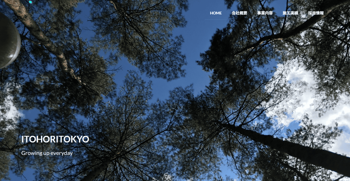 株式会社イトホリ東京の公式サイトスクリーンショット
