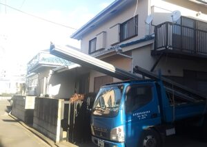 【横浜市磯子区】実際の解体工事過程｜工事開始時の現場の様子