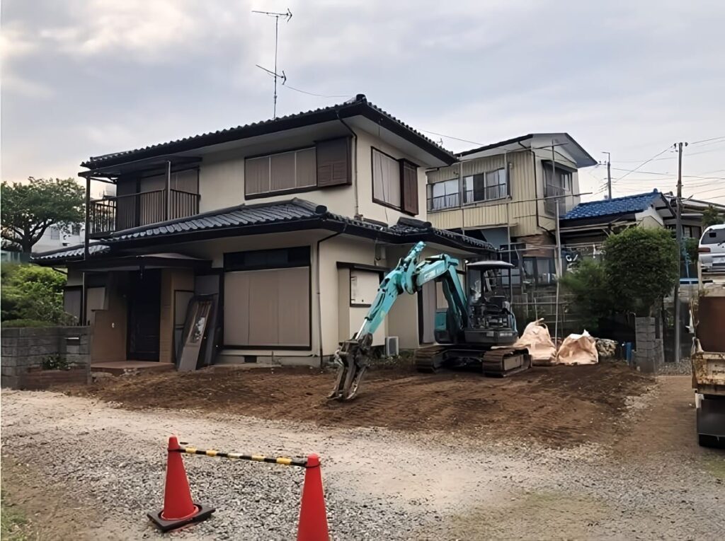 工事開始時の様子