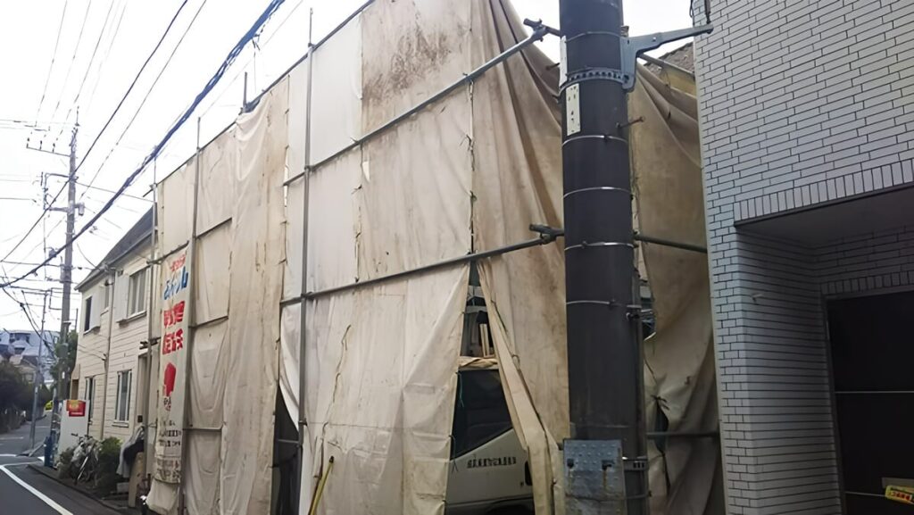 解体中の様子