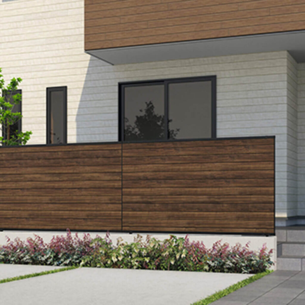 目隠しフェンスの種類｜木目調フェンス