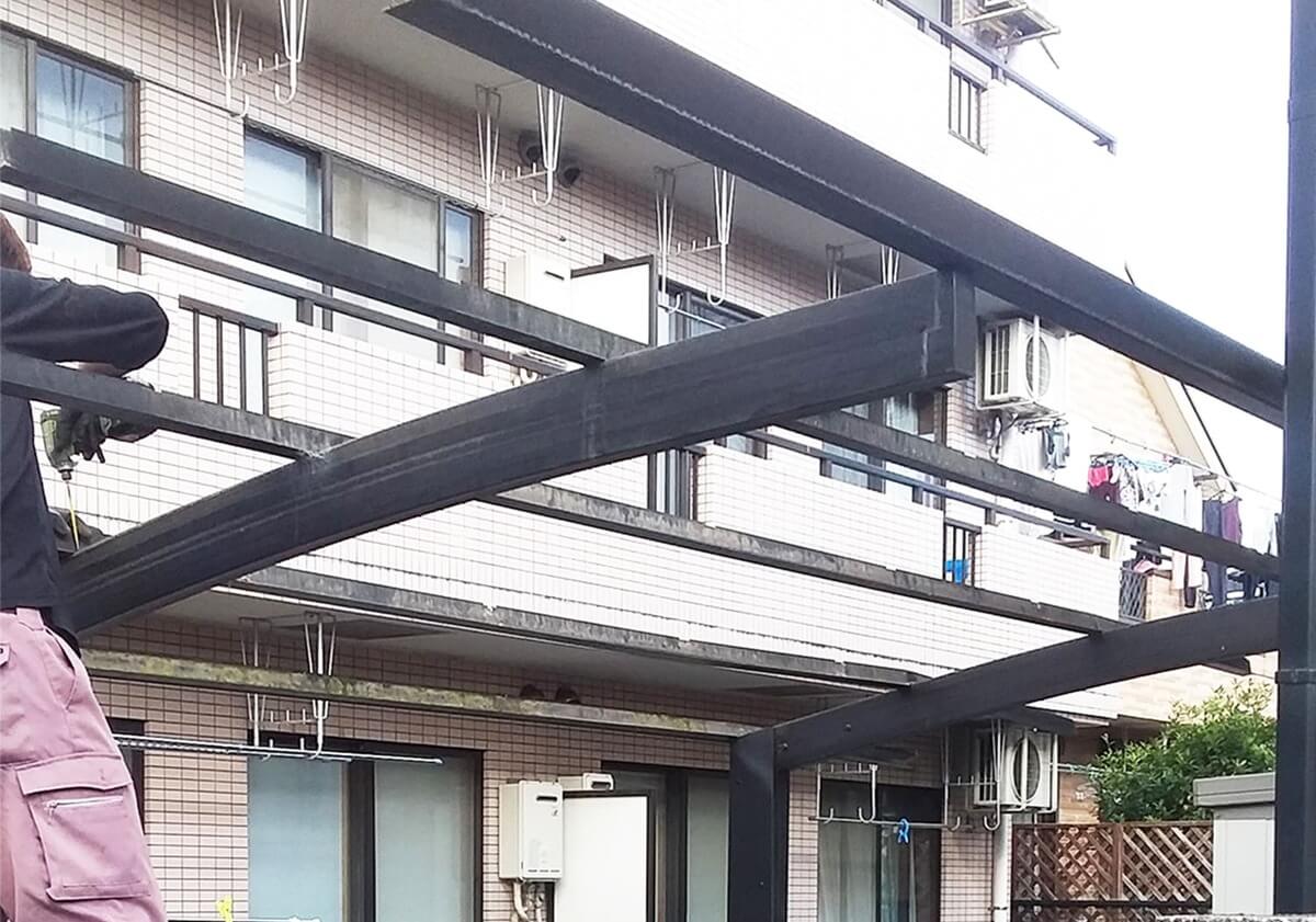 全体の骨組みを解体する