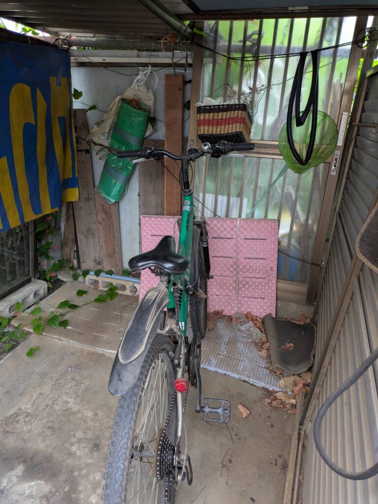 撤去前の残置物