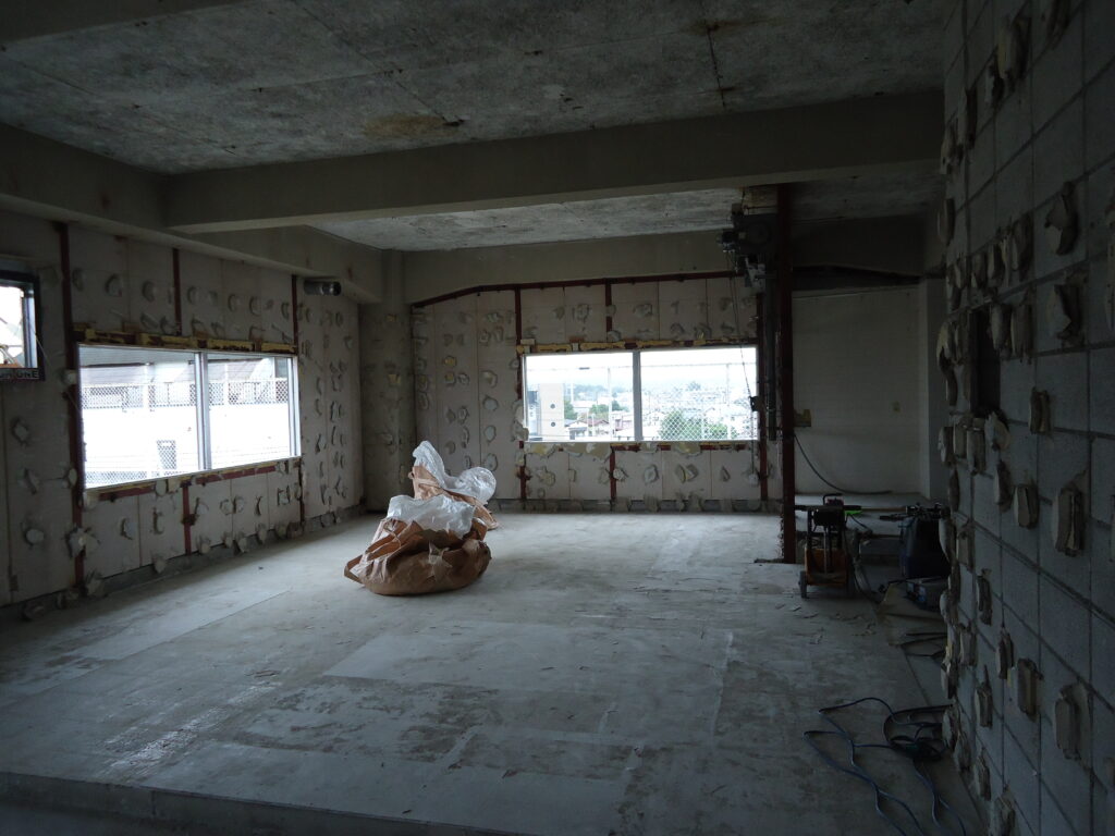 スケルトン解体後の写真