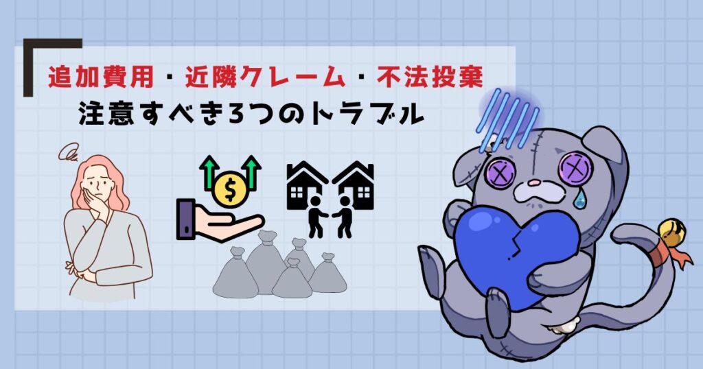 知らないと数十万円損する！倉庫解体でよくあるトラブルと回避策のアイキャッチ