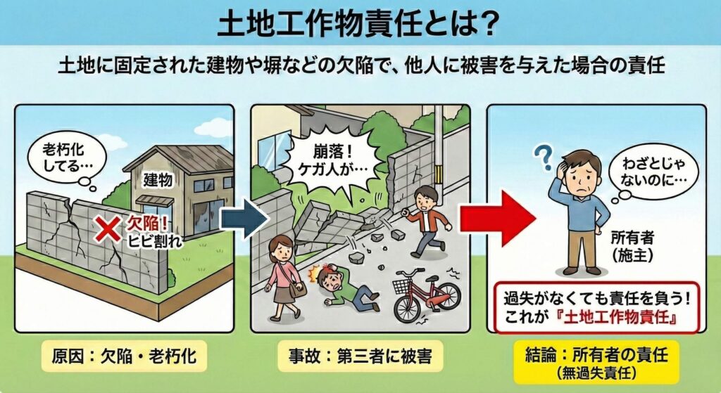 土地工作物責任の解説図