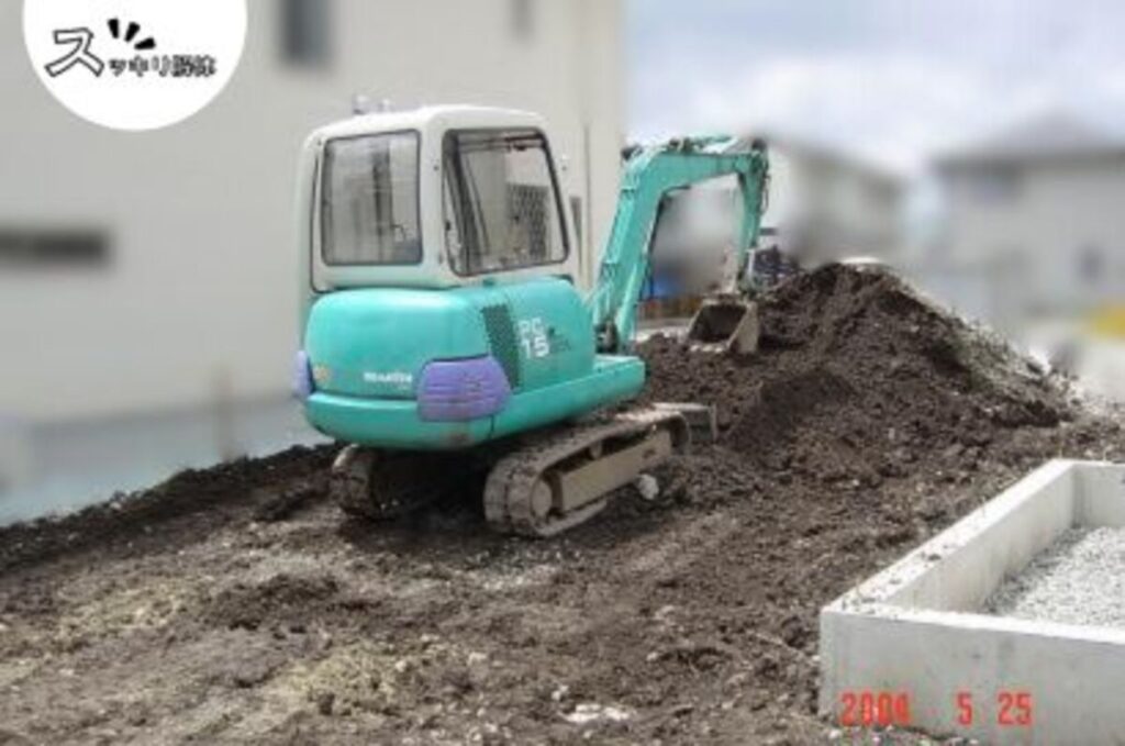 初田理事が立ち会った残土処分の現場