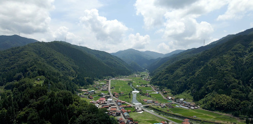 島根県益田市匹見町の風景